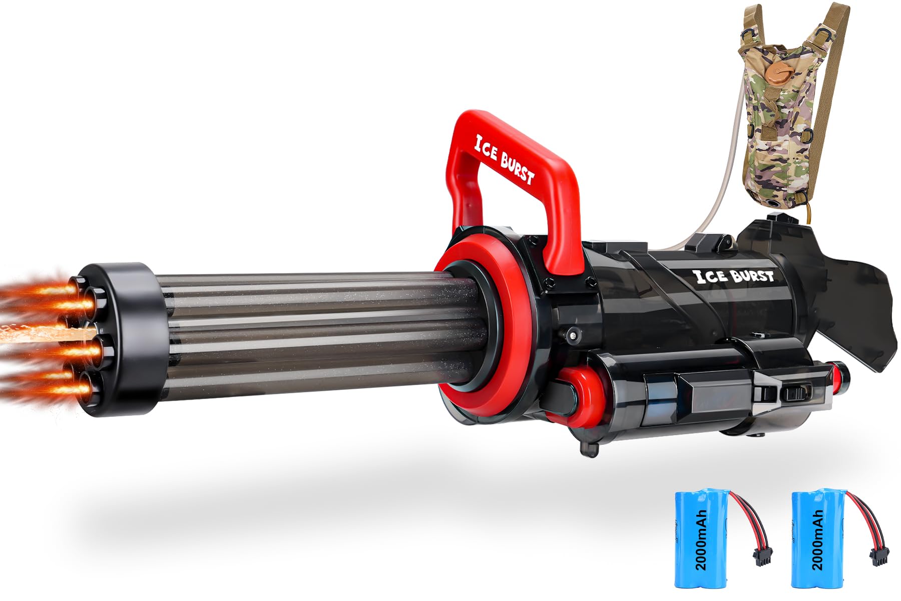 Amazon.com: Most Powerful Gatling Electric Water Gun with Flash